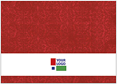 Select a verse, create your own custom verse, or order blank. Red Logo Notecard D109D-V